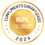 Sello Cumplimiento RGPD garantizado por RS Servicios Jur&iacute;dicos